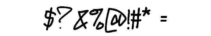 Radienty Font OTHER CHARS