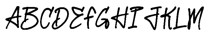 Radienty Font UPPERCASE