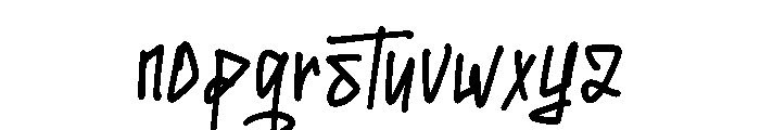 Radienty Font LOWERCASE