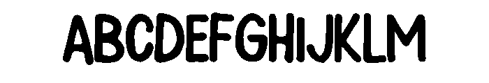 Radioactive Comic Marke Regular Font UPPERCASE