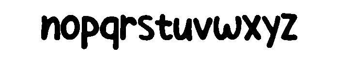 Radioactive Comic Marke Regular Font LOWERCASE