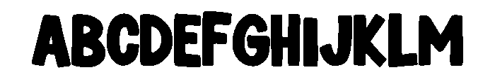 Radioactive Comic Regul Regular Font UPPERCASE