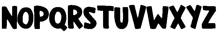 Radioactive Comic Regul Regular Font UPPERCASE
