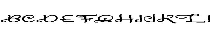 RadioaraBubbora Font UPPERCASE