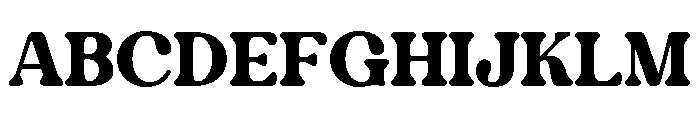 Radvin Font UPPERCASE
