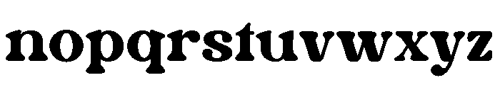 Radvin Font LOWERCASE