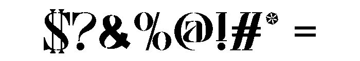 Raegny Font OTHER CHARS