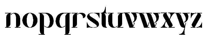 Raegny Font LOWERCASE