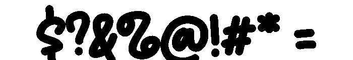 Raely Font OTHER CHARS