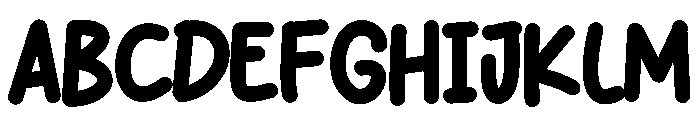 Raely Font UPPERCASE