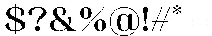 Raergaty Regular Font OTHER CHARS