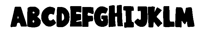 Rafeks Comic Regular Font UPPERCASE