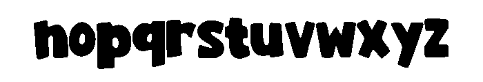 Rafeks Comic Regular Font LOWERCASE