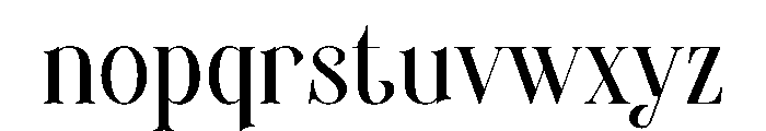 Rafesha Font LOWERCASE