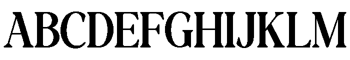 Raffined Serif Bold Font UPPERCASE