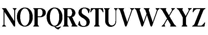 Raffined Serif Bold Font UPPERCASE