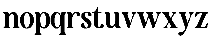 Raffined Serif Bold Font LOWERCASE