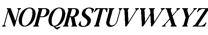 Raffined Serif Italic Bold Ita Font UPPERCASE