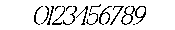 Raffined Serif Italic Italic Font OTHER CHARS