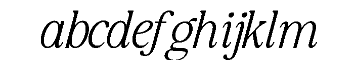 Raffined Serif Italic Italic FONT