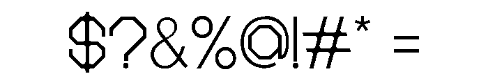 Raffle Mono Font OTHER CHARS