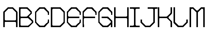 Raffle Mono Font UPPERCASE