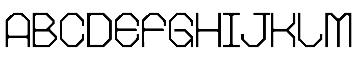 RaffleMono Font UPPERCASE