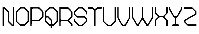 RaffleMono Font UPPERCASE