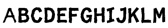 Rafi Regular Font UPPERCASE