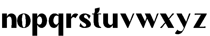 Rafistig Black Font LOWERCASE