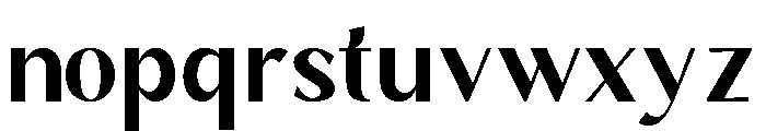 Rafistig Bold Font LOWERCASE