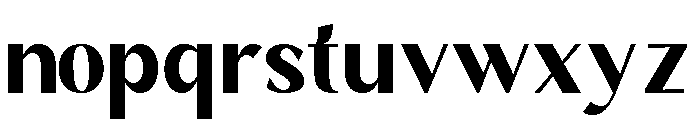 Rafistig Extra Bold Font LOWERCASE