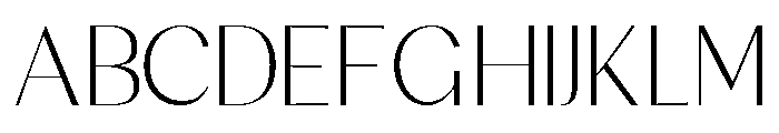 Rafistig Extra Light Font UPPERCASE