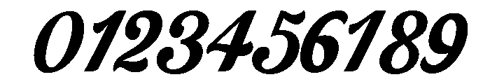Rafistig  Italic Font OTHER CHARS