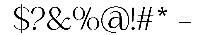 Rafistig Light Font OTHER CHARS