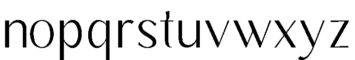 Rafistig Light Font LOWERCASE