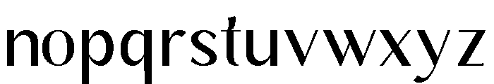 Rafistig Medium Font LOWERCASE