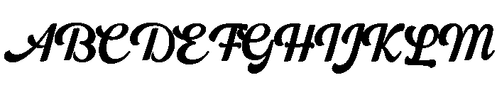 Rafistig Script Regular Font UPPERCASE