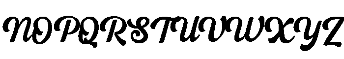 Rafistig Script Regular Font UPPERCASE