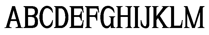 Rafistig Serif Regular Font UPPERCASE