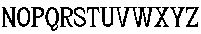 Rafistig Serif Regular Font UPPERCASE