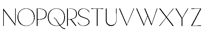 Rafistig Thin Font UPPERCASE