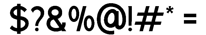 Rafory Regular Font OTHER CHARS