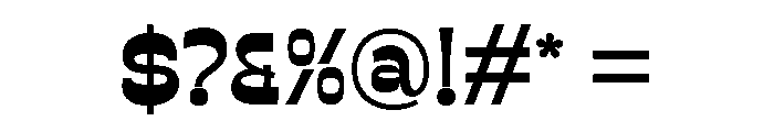 Rafter Party Regular Font OTHER CHARS