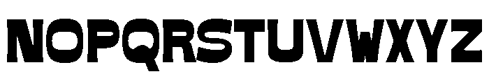 Rafter Party Regular Font UPPERCASE