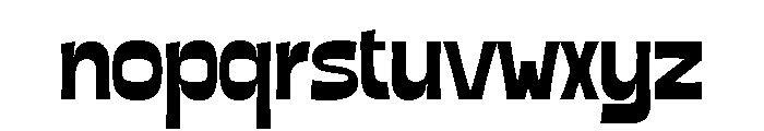 Rafter Party Regular Font LOWERCASE