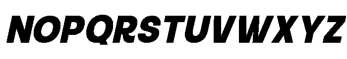 Raftile Black Italic Font UPPERCASE
