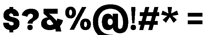 Raftile Black Font OTHER CHARS