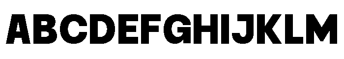 Raftile Black Font UPPERCASE