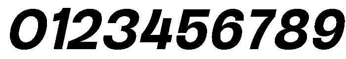 Raftile Bold Italic Font OTHER CHARS